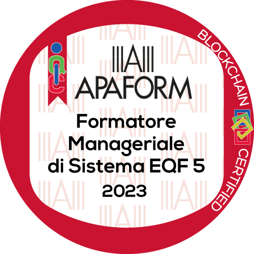 Formatore manageriale di sistema livello EQF 5 stimato da APAFORM